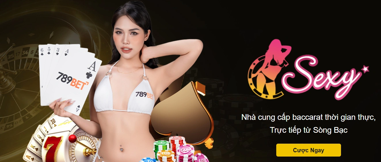 Sảnh live casino với dealer thật tại 789bet