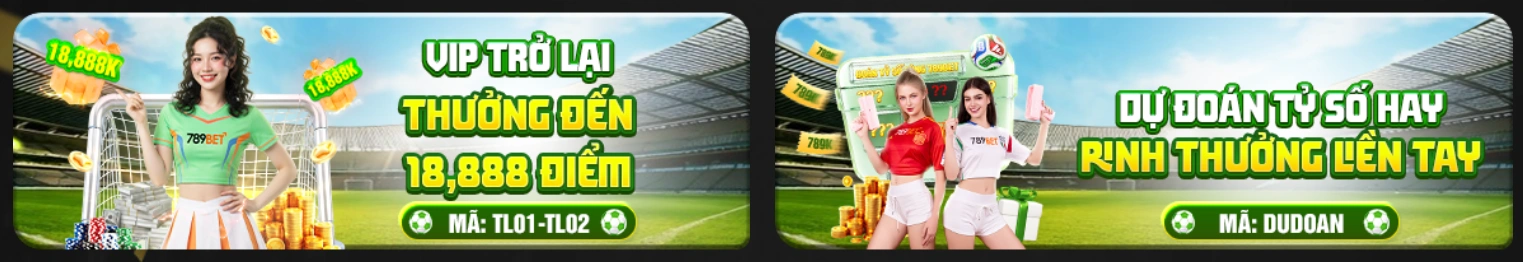 Các chương trình khuyến mãi và ưu đãi đang diễn ra tại 789bet